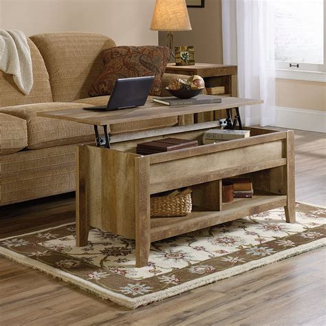 Closeout White Coffee Table With Lift Top